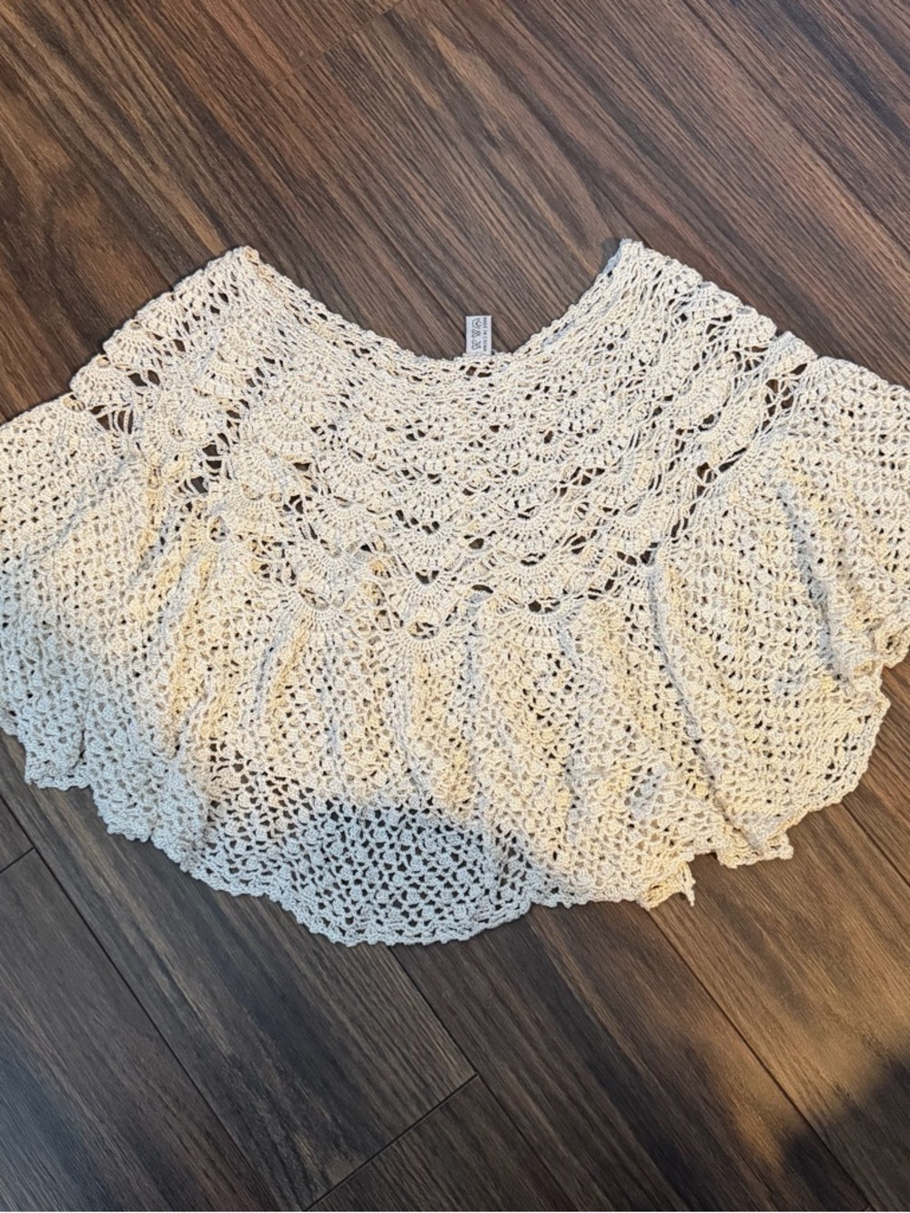 Women’s Cream Crochet skirt